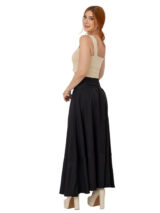 Saia Longa Vestido 2 em 1 Riviera – Preta