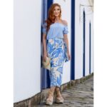 Blusa Manga Curta Ciganinha Air Flow CAJÚ Azul