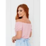 Blusa Manga Curta Ciganinha Air Flow CAJÚ Rosa