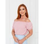 Blusa Manga Curta Ciganinha Air Flow CAJÚ Rosa