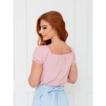 Blusa Manga Curta Ciganinha Air Flow CAJÚ Rosa
