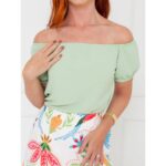 Blusa Manga Curta Ciganinha Air Flow CAJÚ Verde