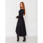 Blusa Manga Longa Ombro a Ombro Tweed BLAIR Preta