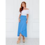 Blusa Ombro a Ombro Malha CAMÉLIA Branca