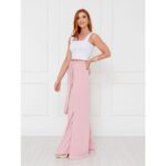 Calça Pantalona Transpassada Envelope VICTORIA Rosa Tamanho Único