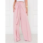 Calça Pantalona Transpassada Envelope VICTORIA Rosa Tamanho Único