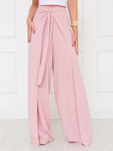 Calça Pantalona Transpassada Envelope VICTORIA Rosa Tamanho Único