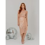 Blusa Cropped Regata Paetê GLOW Rose